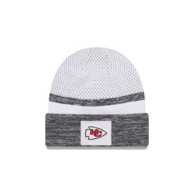 Kansas City Chiefs Gorra | New Era NFL Super Bowl Lv Sideline Cuff Knit Beanie Mexico - Blancos